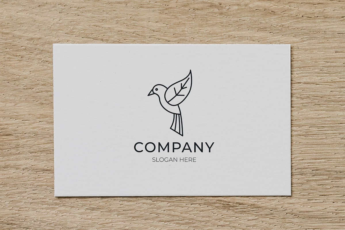 Natural leaf and bird logo, a Branding & Logo Template by Medianeka (Photo 2 of 3)