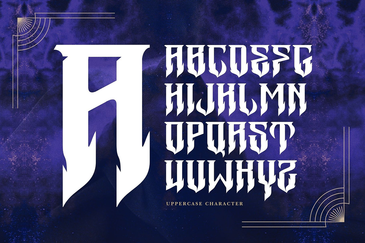 Westa Gothic - Blackletter Font, a Blackletter Font by Nirmana Visual (Photo 4 of 11)