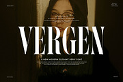 Vergen Vintage Serif Font, a Serif Font by Perfectype (Thumbnail 1 of 8)