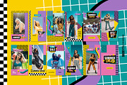 Back to 90s Instagram Pack, a Social Media Template by Aiyari Graphic (Thumbnail 3 of 5)
