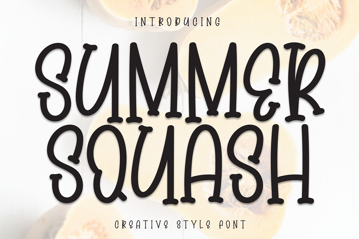 Summer Squash | Script Font, a Script Font by Scratchones (Photo 1 of 8)