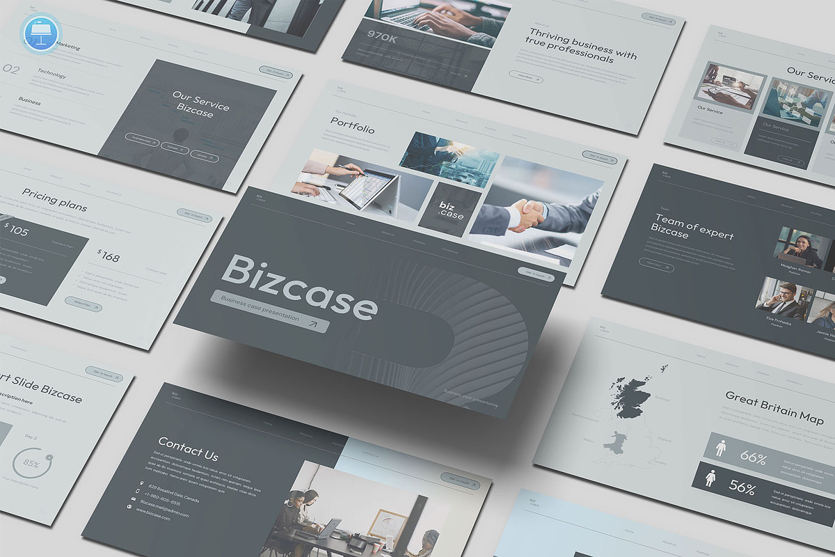 Business Case Keynote, a Presentation Template by Pixslides (Photo 1 of 5)