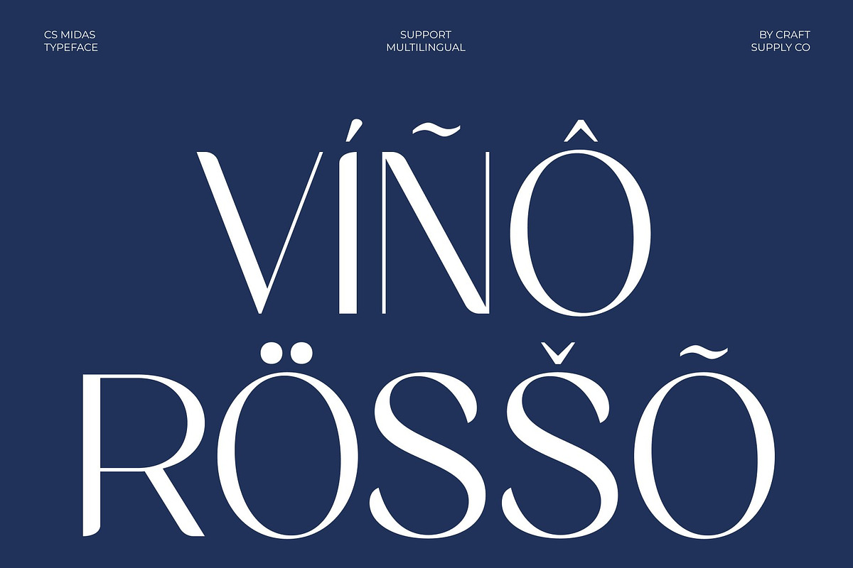 CS Midas – Modern Sans Serif, a Sans Serif Font by Craft Supply Co. (Photo 7 of 8)