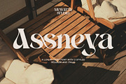 Assneya – Timeless Elegant Serif Typ, a Serif Font by Muwatta Studio (Thumbnail 1 of 8)