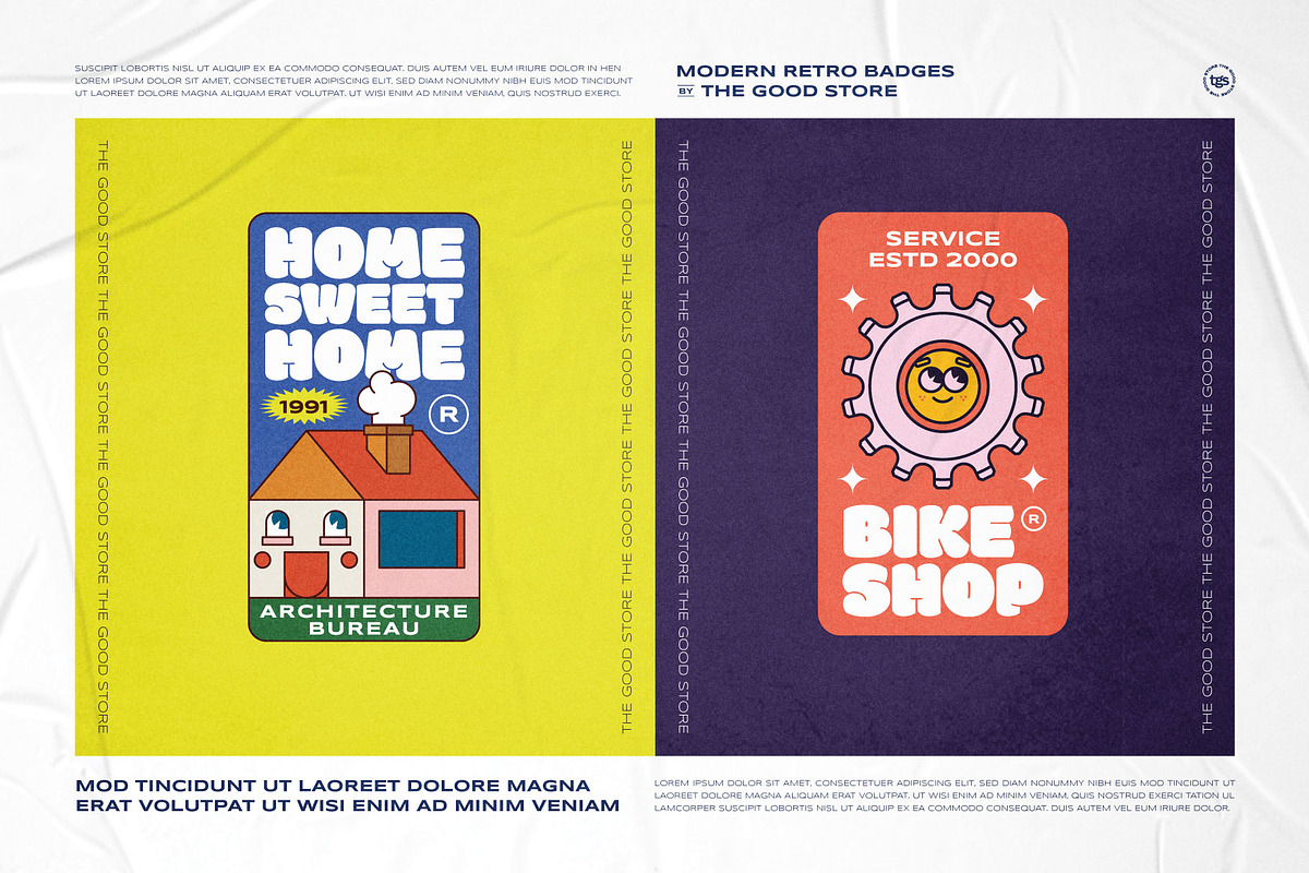 Illustration Logo Badges Bundle, a Branding & Logo Template by The Good Store (Photo 7 of 10)