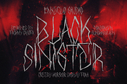 BLACK SINISTER — Horror Black Metal, a Handwritten Font by Enxyclo Studio (Thumbnail 1 of 12)