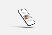 Floating Phone Mockup, an iPhone Mockup by zuhraabdullah (Thumbnail 4 of 4)