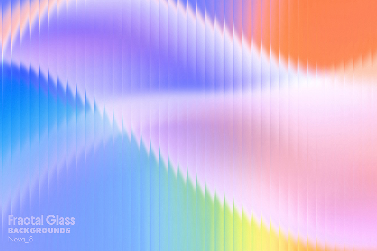 Vertical Fractal Glass Backgrounds, a Background Graphic by Freezerondigital (Photo 2 of 17)