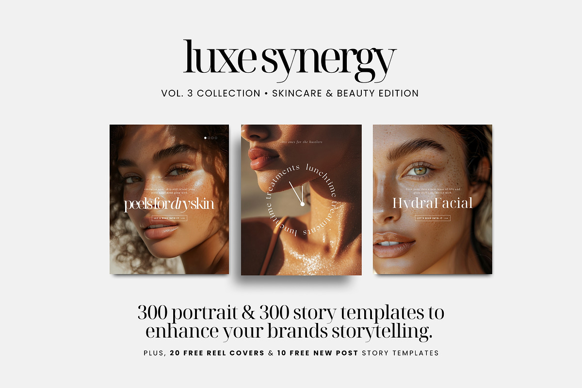 Skincare Social Media Canva Templates preview 3