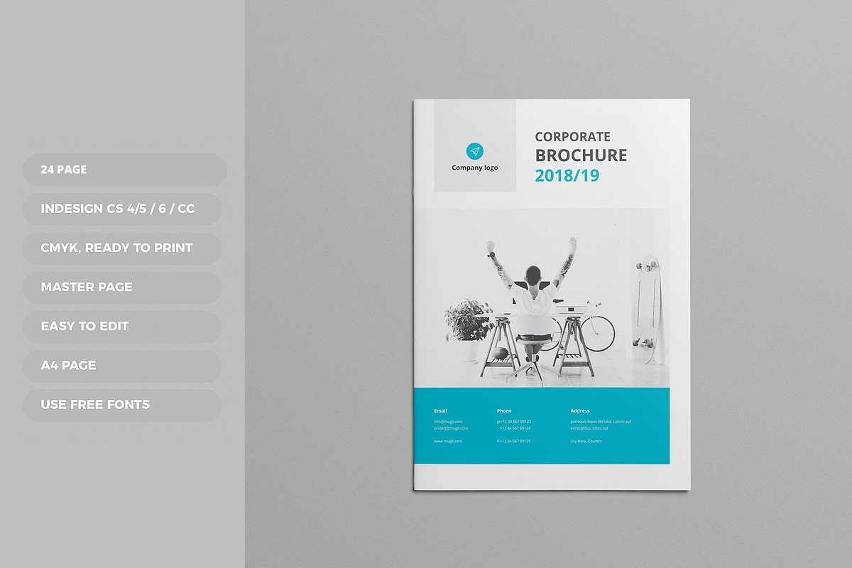 Brochure Design, a Brochure Template by Tanber Hossen (Photo 1 of 13)