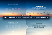 Sky Gradients Overlays for Photoshop, a Texture Graphic by FEINGOLD (Thumbnail 13 of 14)