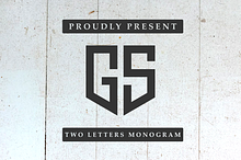 Two Letter Monogram