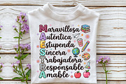 Retro Maestra, First Day of School, a Seasonal Illustration by Sublimation Artist (Thumbnail 3 of 9)