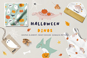 Halloween Dinosaurs Collection, an Illustration by danceyourlife (Thumbnail 1 of 13)