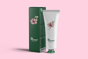 Cosmetic Cream Tube & Box Mockup, a Cups & Container Mockup by Digitalphaser (Thumbnail 3 of 5)