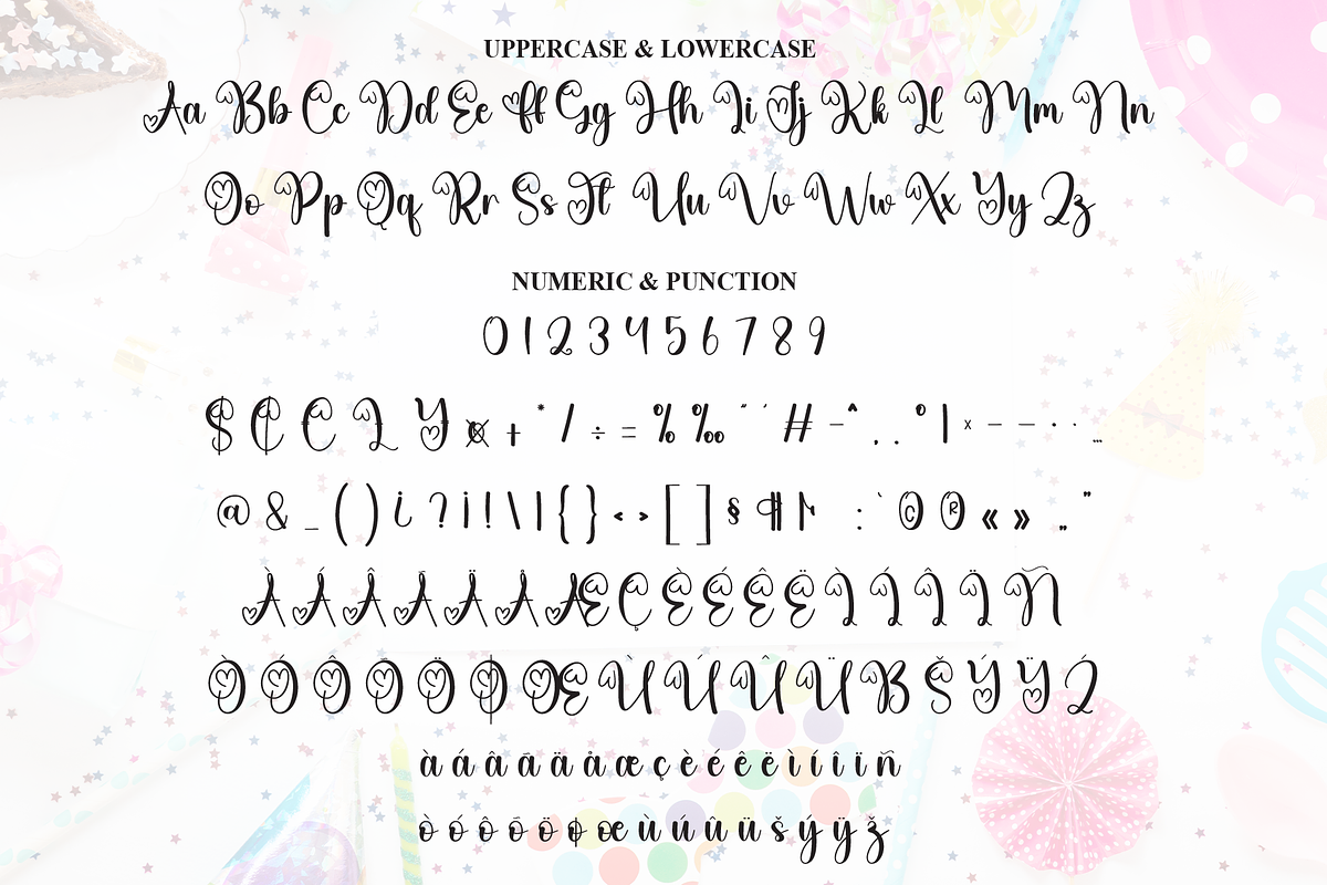 Birthday | Script Font, a Handwritten Font by Scratchones (Photo 7 of 9)