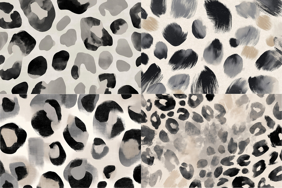 12 Leopard Print Patterns, a Pattern Graphic by HipFonts (Photo 3 of 4)
