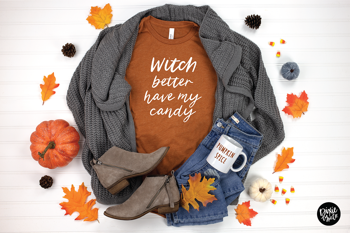 WITCHY a Halloween Script Font, a Script Font by Blush Font Co. (Photo 3 of 6)