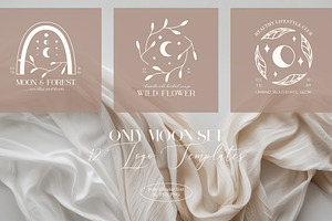 ONLY MOON SET, a Branding & Logo Template by Luna Dreams