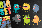 Monsters + patterns + banners, an Animal Illustration by eka panova (Thumbnail 1 of 5)