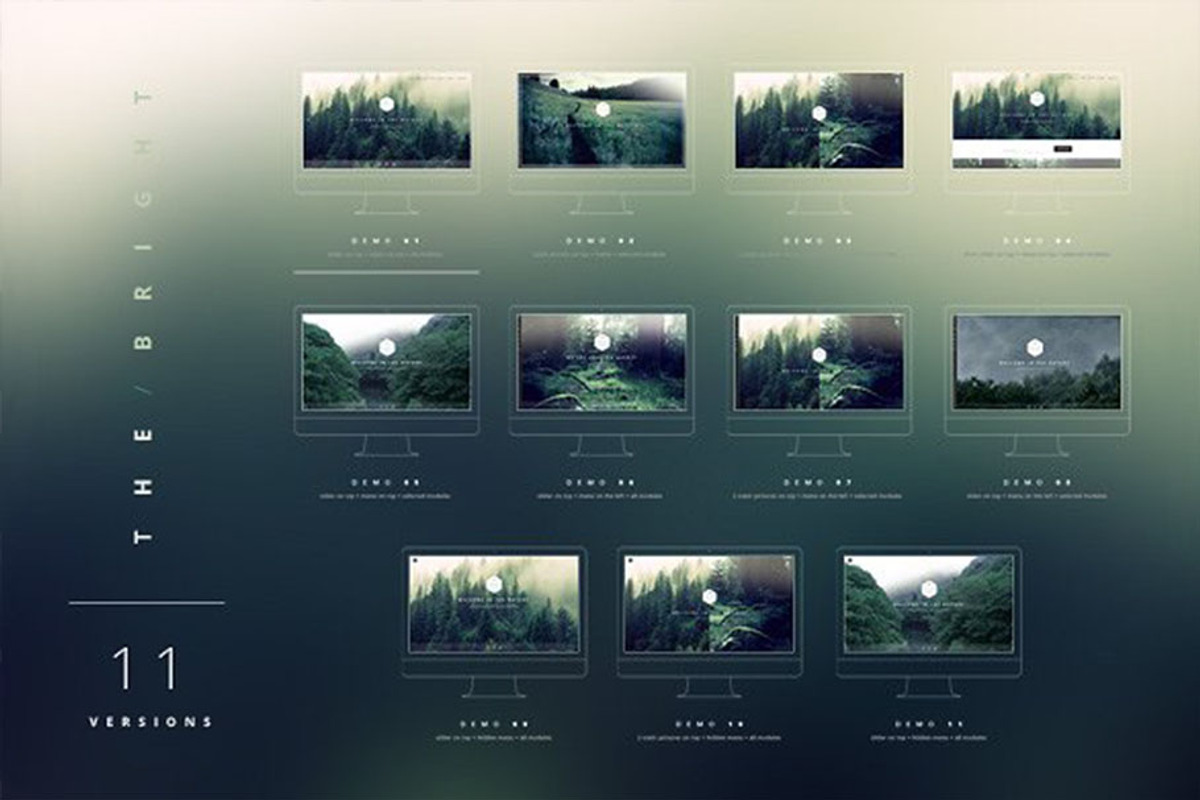 Nature - One Page HTML Template, a HTML Template by CapitalTemplate (Photo 4 of 5)