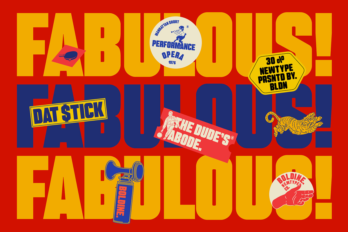 Boldine: urban & bold sans preview 2
