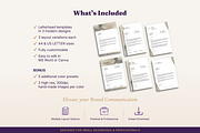 Letterhead Templates 3 Designs Word, a Stationery Template by B2 Studio (Thumbnail 2 of 18)