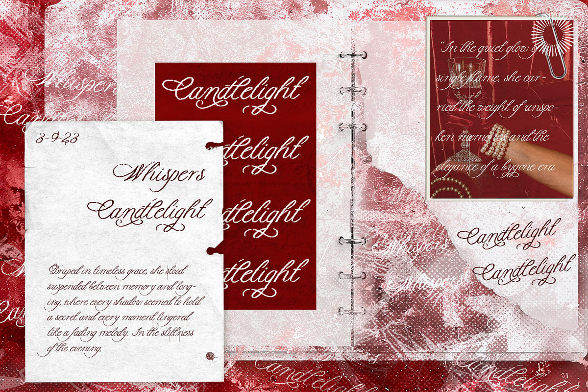 Thallorien - Elegant Storytelling, a Script Font by Setara Langit CreativeStd (Photo 2 of 12)