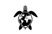 World Map Sea Turtle Bundle, an Illustration by Gaye Art (Thumbnail 17 of 31)