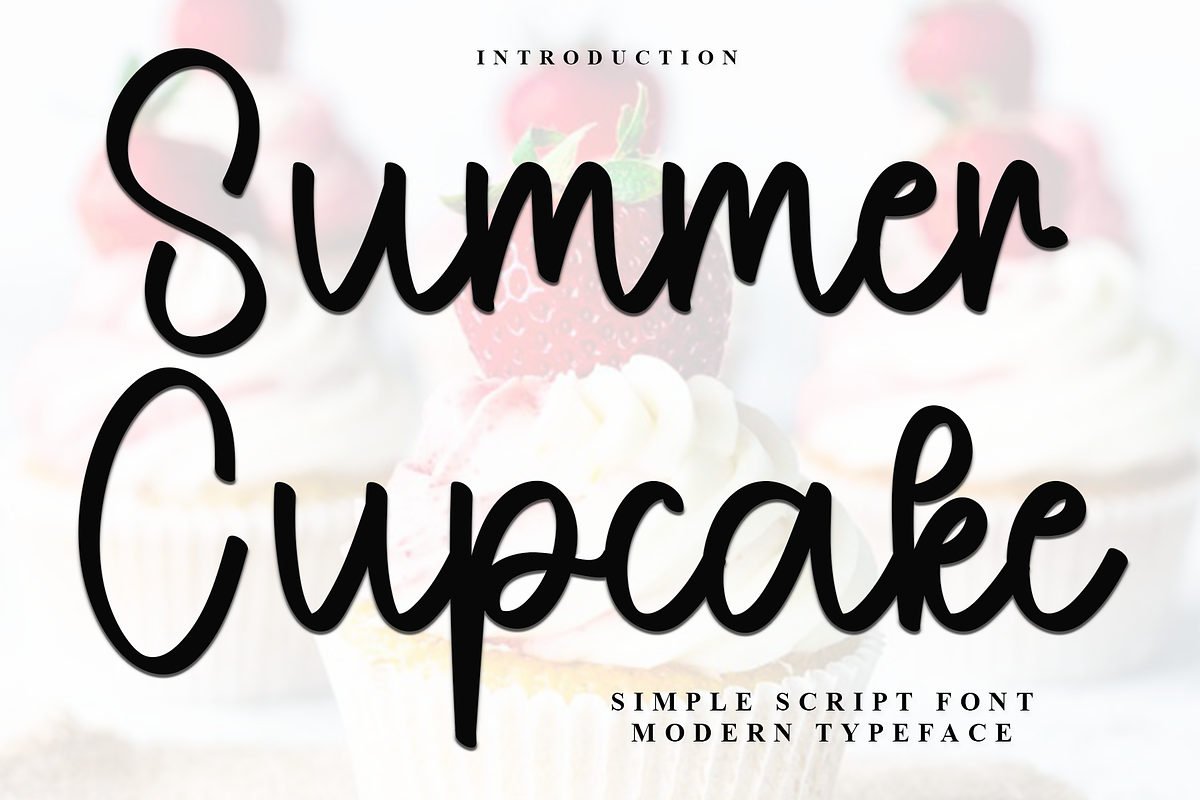 Summer Cupcake, a Handwritten Font by FreshTypeINK (Photo 1 of 8)