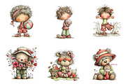 Whimsical Summer Clipart Bundle, an Illustration by CreationArt (Thumbnail 6 of 7)