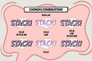 Chomiku Typeface, a Sans Serif Font by alit design (Thumbnail 11 of 15)