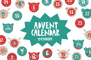 Christmas Advent Calendar, an Object Graphic by Maru_art (Thumbnail 1 of 4)