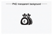 Pound Currency Icons Set, a Finance Illustration by Designfour (Thumbnail 5 of 7)