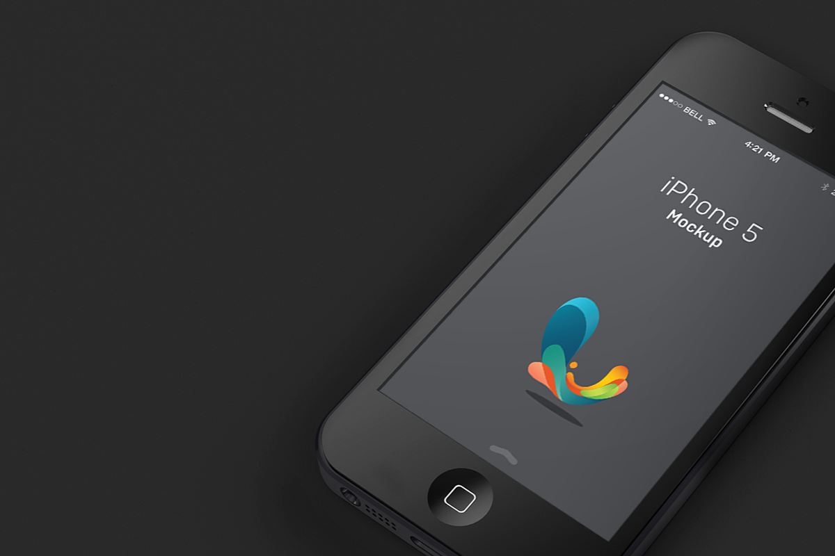 iPhone 5 Mockup, an iPhone Mockup by Vision Trust (Photo 2 of 5)