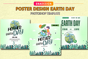Poster Mother Earth Day, a Social Media Template by Eka Design (Thumbnail 1 of 4)