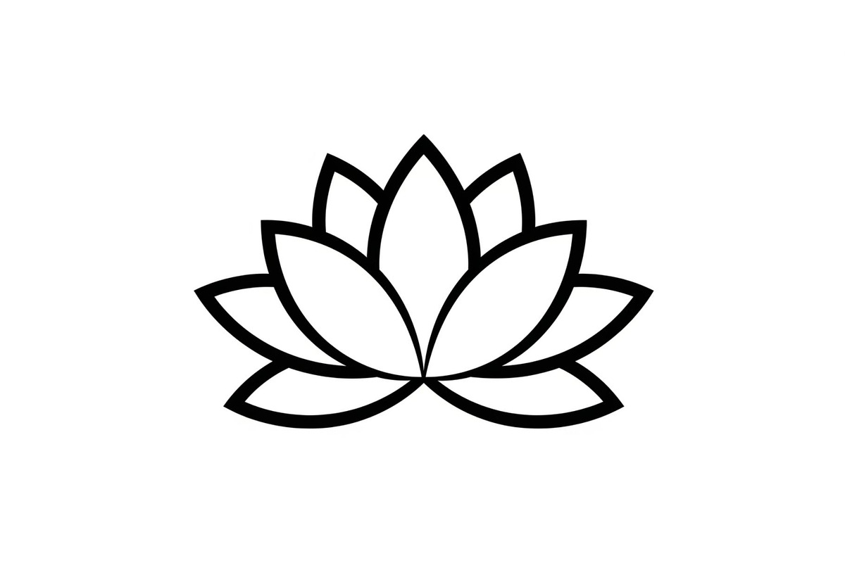 Lotus Flower Vector Icon Bundle, an Illustration by yasushie (Photo 47 of 51)