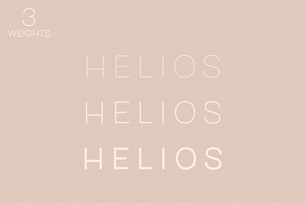 Helios // A Minimalist Sans Serif preview 2