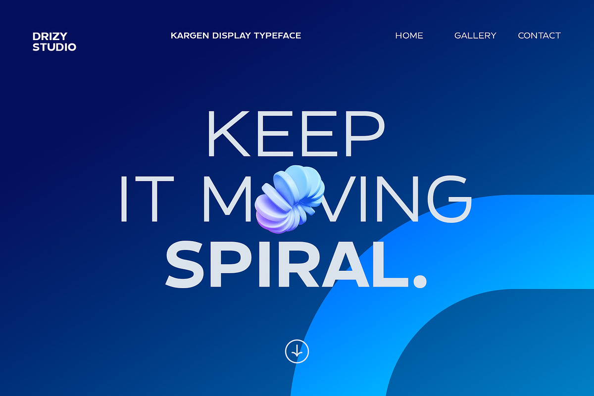 Kargen - Sans Serif Display Typeface, a Sans Serif Font by Drizy (Photo 7 of 10)
