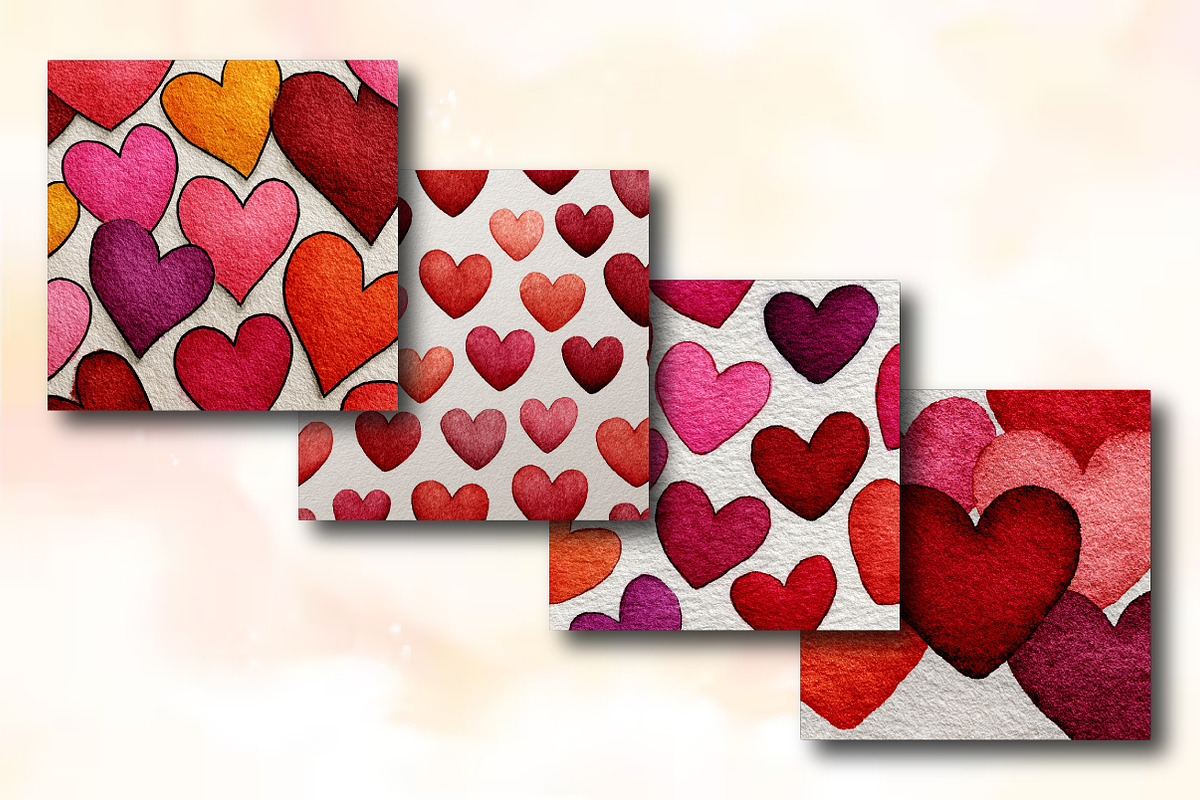 Red & Pink Heart Papers, a Background Photo by RobertsArt (Photo 2 of 5)