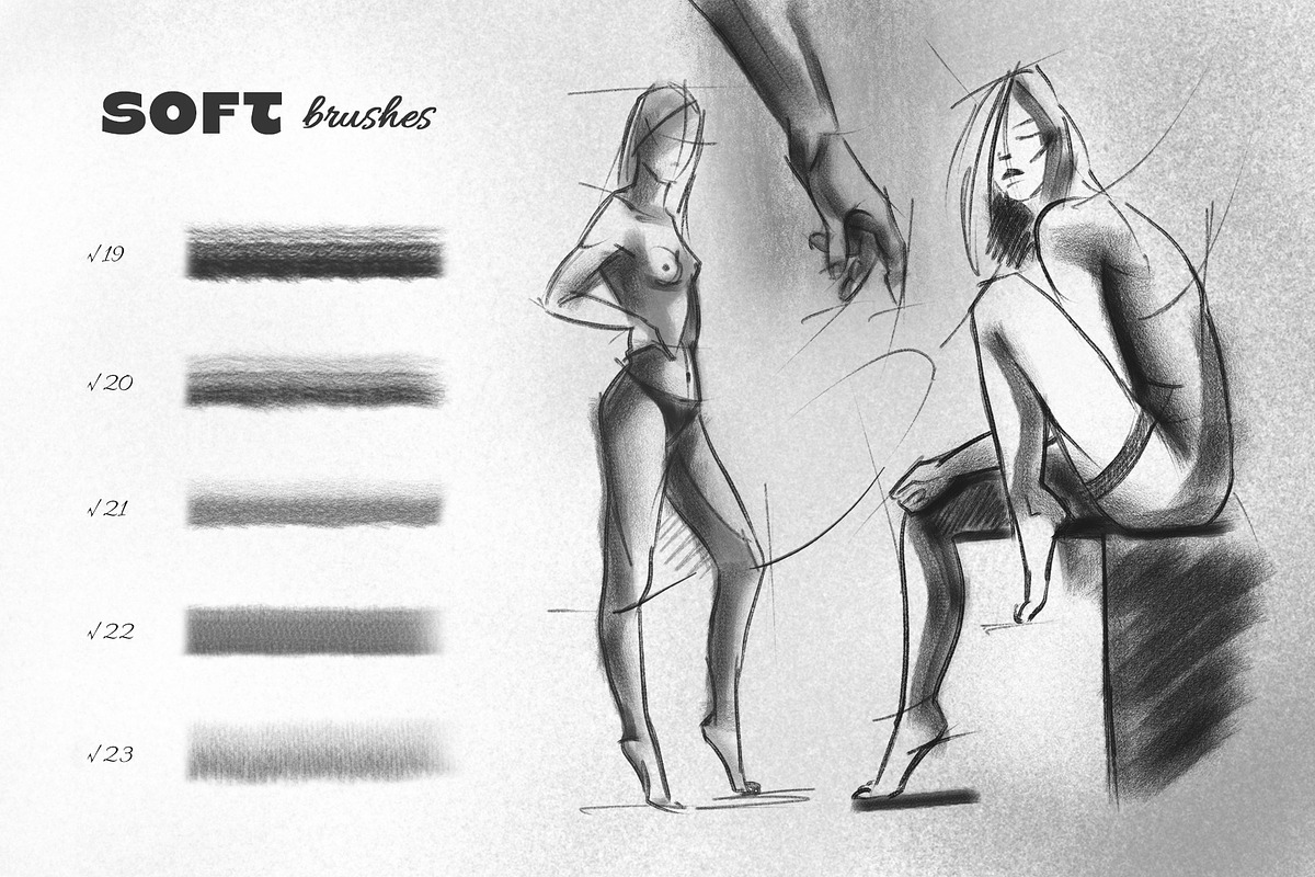 Pencil Photoshop Brushes, a Brush Add-On by pixelbuddha.net (Photo 5 of 10)