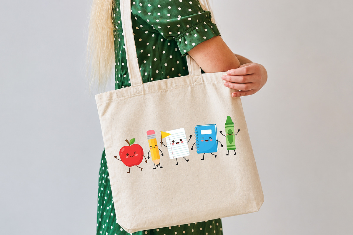 School Supply Mini Characters PNG, a Seasonal Illustration by DreamCafeArt (Photo 5 of 6)