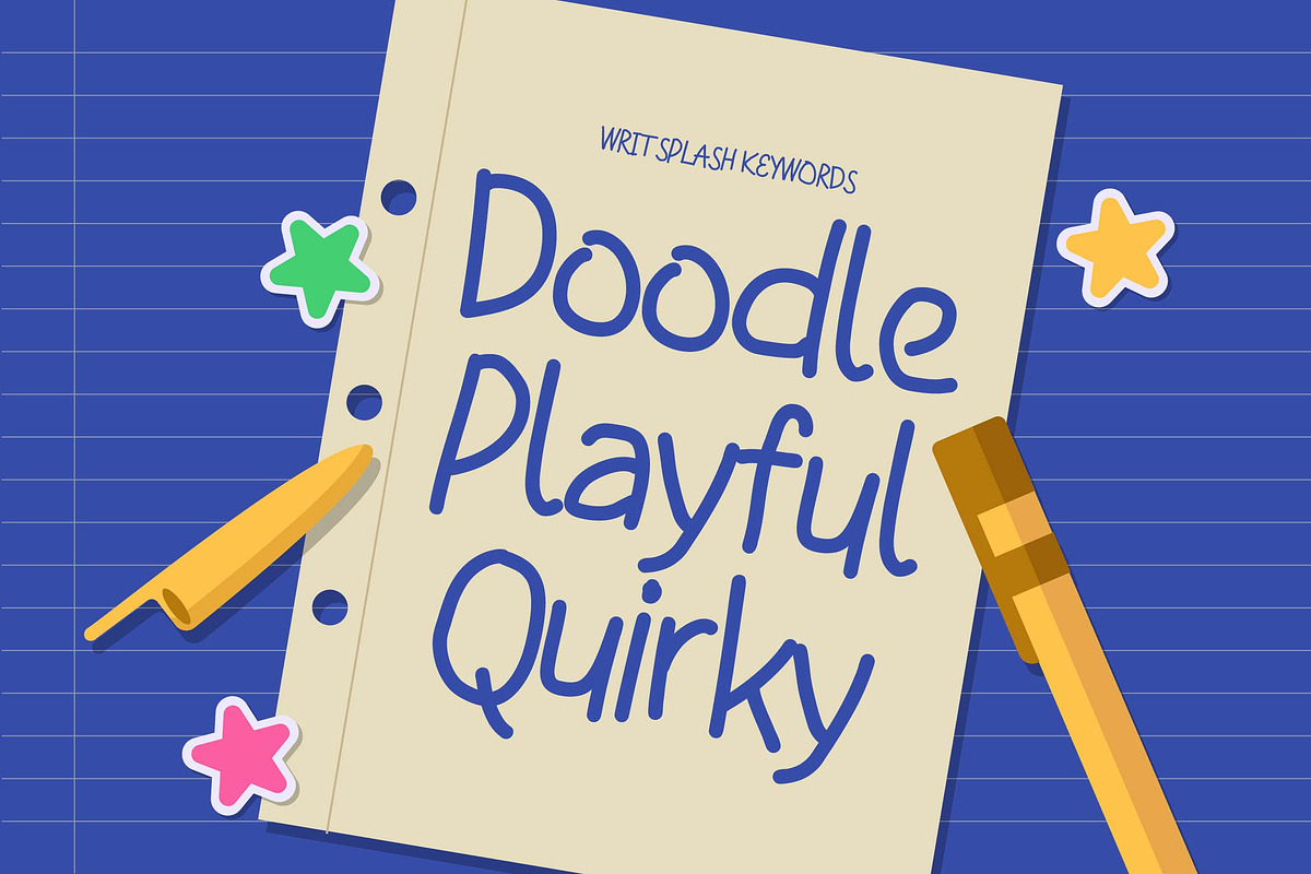 Writsplash, a Handwritten Font by graphicook (Photo 2 of 10)