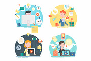 Marketing Concepts, an Outline Icon by ANNO Graphics (Thumbnail 1 of 3)