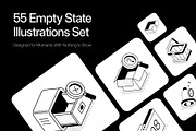 Empty State Isometric Illustrations, an Empty State Illustration by Vectors Market (Thumbnail 1 of 11)