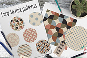 Minimal Geometric Patterns Bundle, a Pattern Graphic by WBS Design (Thumbnail 2 of 2)