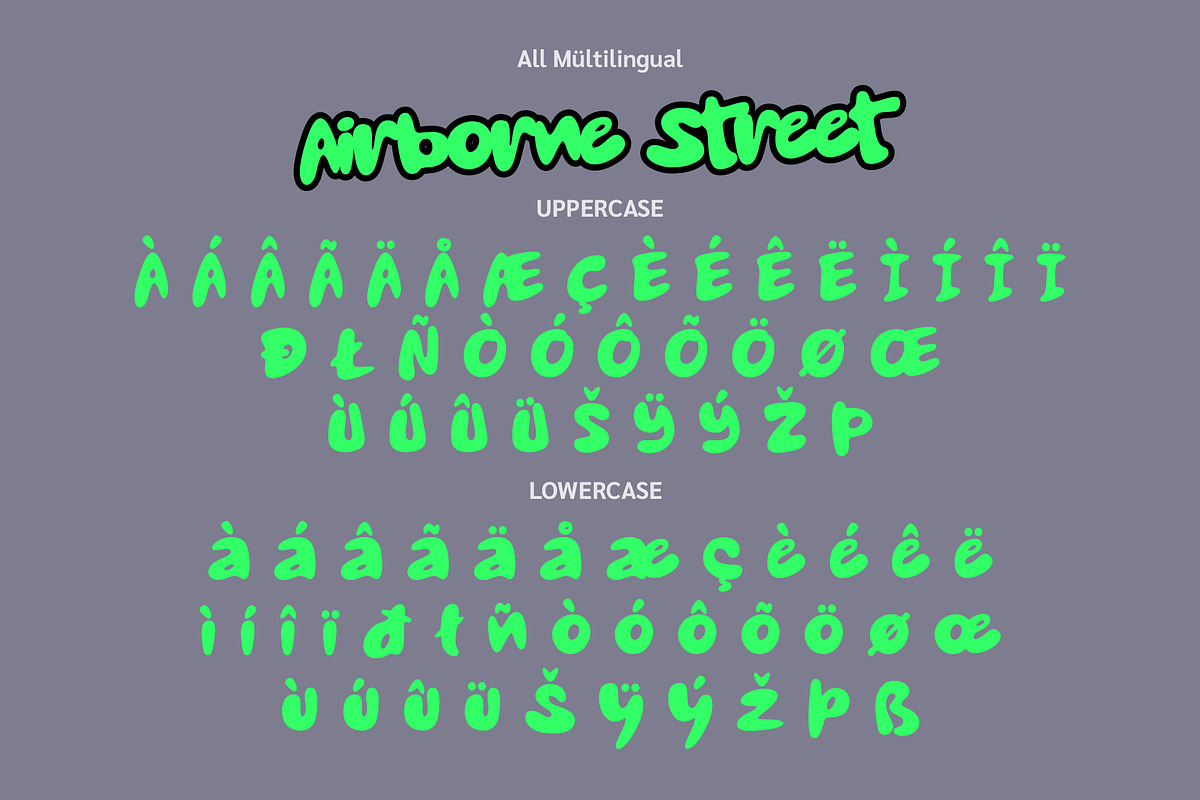Airborne Street, a Handwritten Font by BBtypeStudios (Photo 13 of 13)