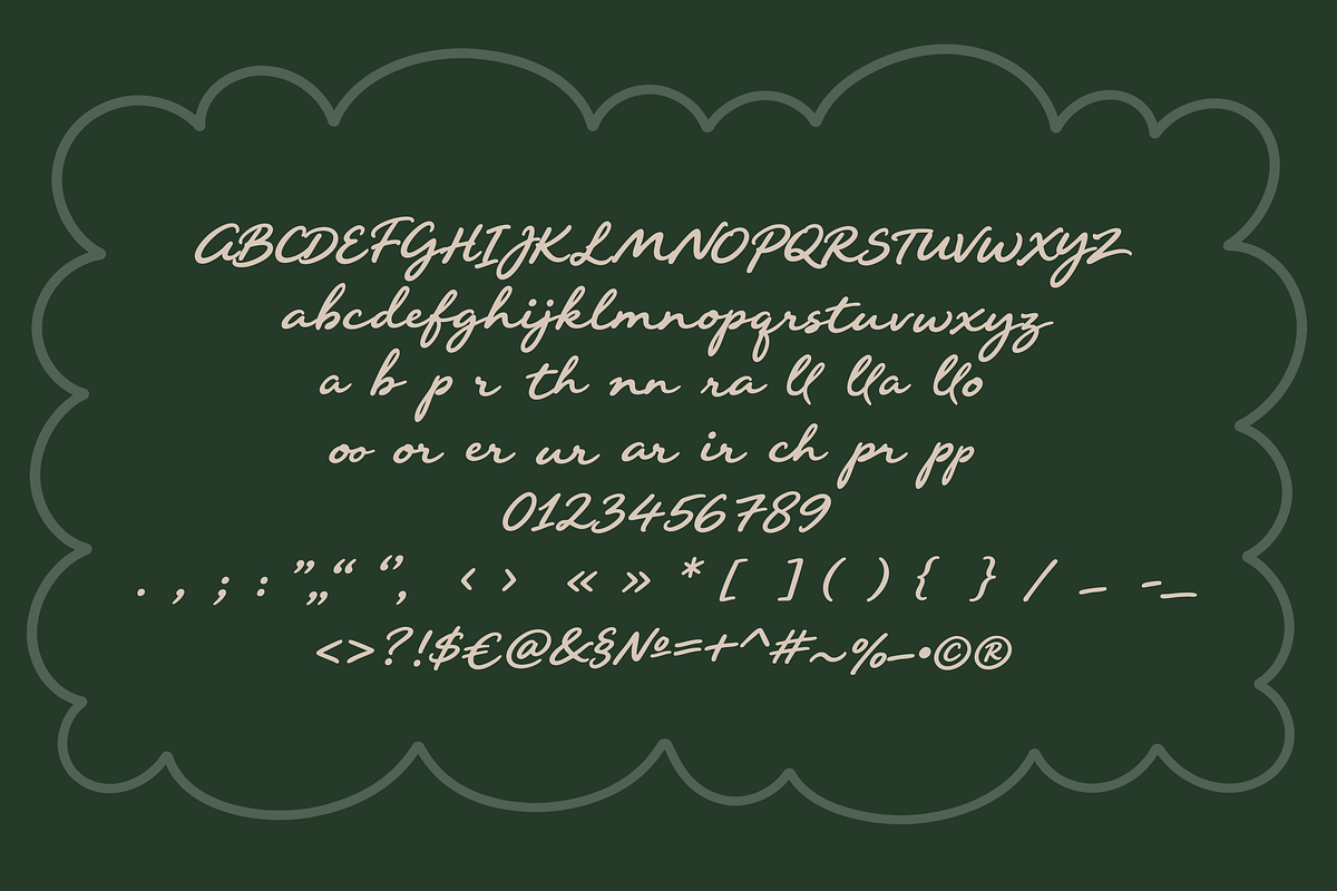 Arabella - Handwritten Script Font, a Script Font by gafaroff studio (Photo 9 of 10)