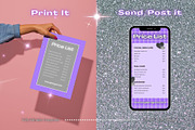 Glam Business Price Lists Templates, a Stationery Template by Hell Yeah Designs (Thumbnail 3 of 6)