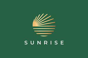 Sunrise or Dawn Logo Shining Morning, a Branding & Logo Template by Signatoro